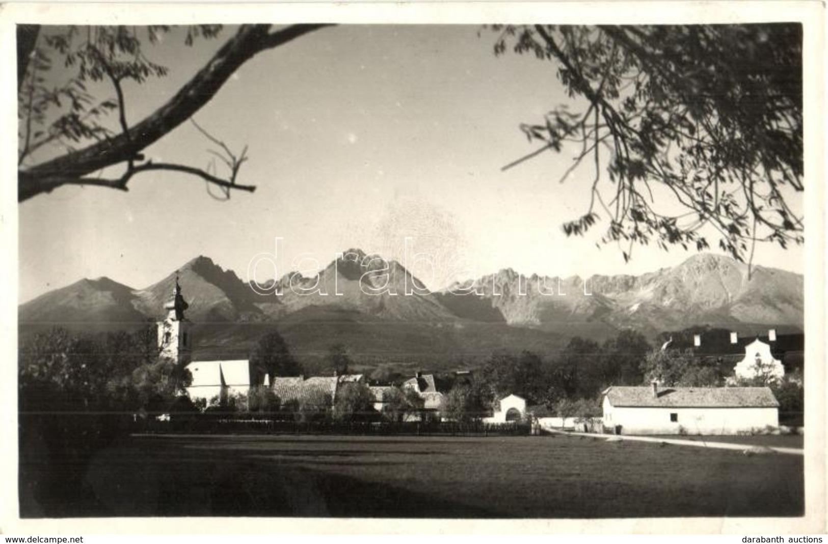 * T2 Batizfalva, Batizovce, Botzdorf (Tátra, Tatry); Templom / Church - Sin Clasificación