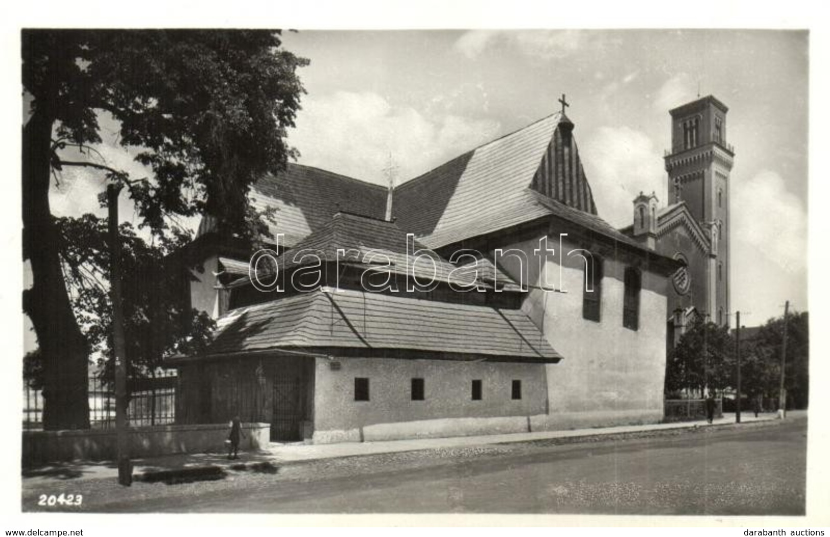 * T1/T2 Késmárk, Kezmarok; Evangélikus Templom / Ev. Dreveny Kostol / Lutheran Church - Sin Clasificación