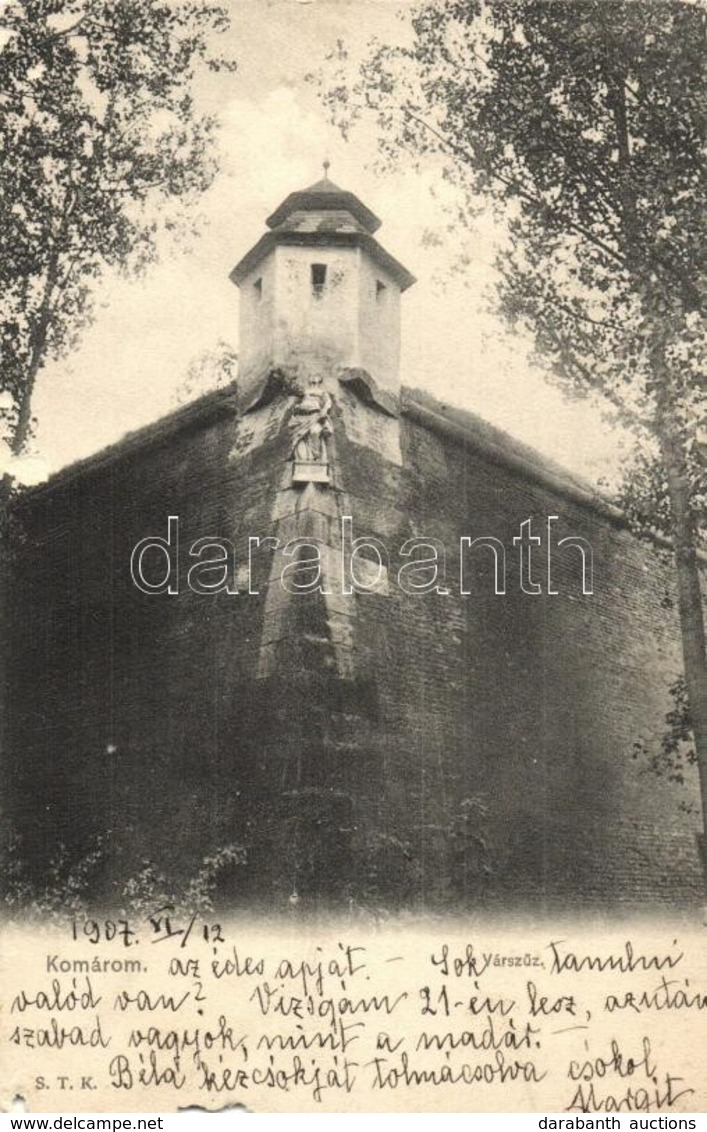 T3 1907 Komárom, Komárnó; Várszűz / Castle Monument  (b) - Sin Clasificación
