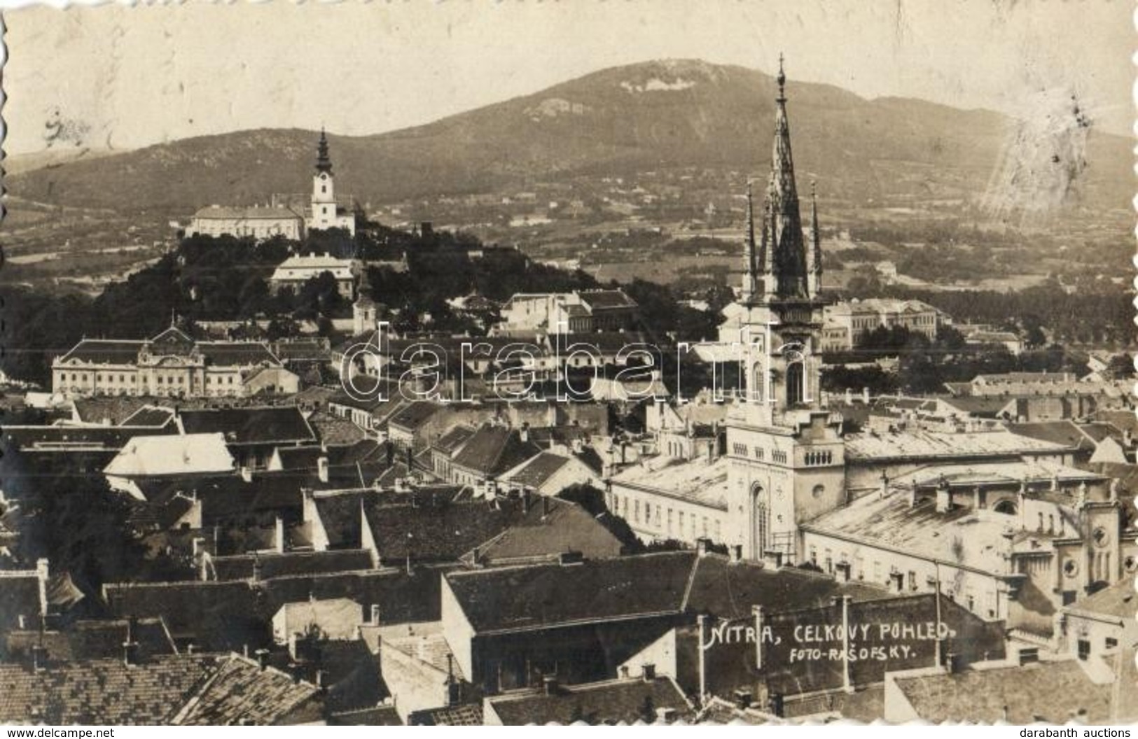 T2/T3 Nyitra, Nitra; Celkovy Pohled / Látkép, Püspöki Vár, Templom / General View, Bishop's Castle, Church. Foto Rasofsk - Sin Clasificación