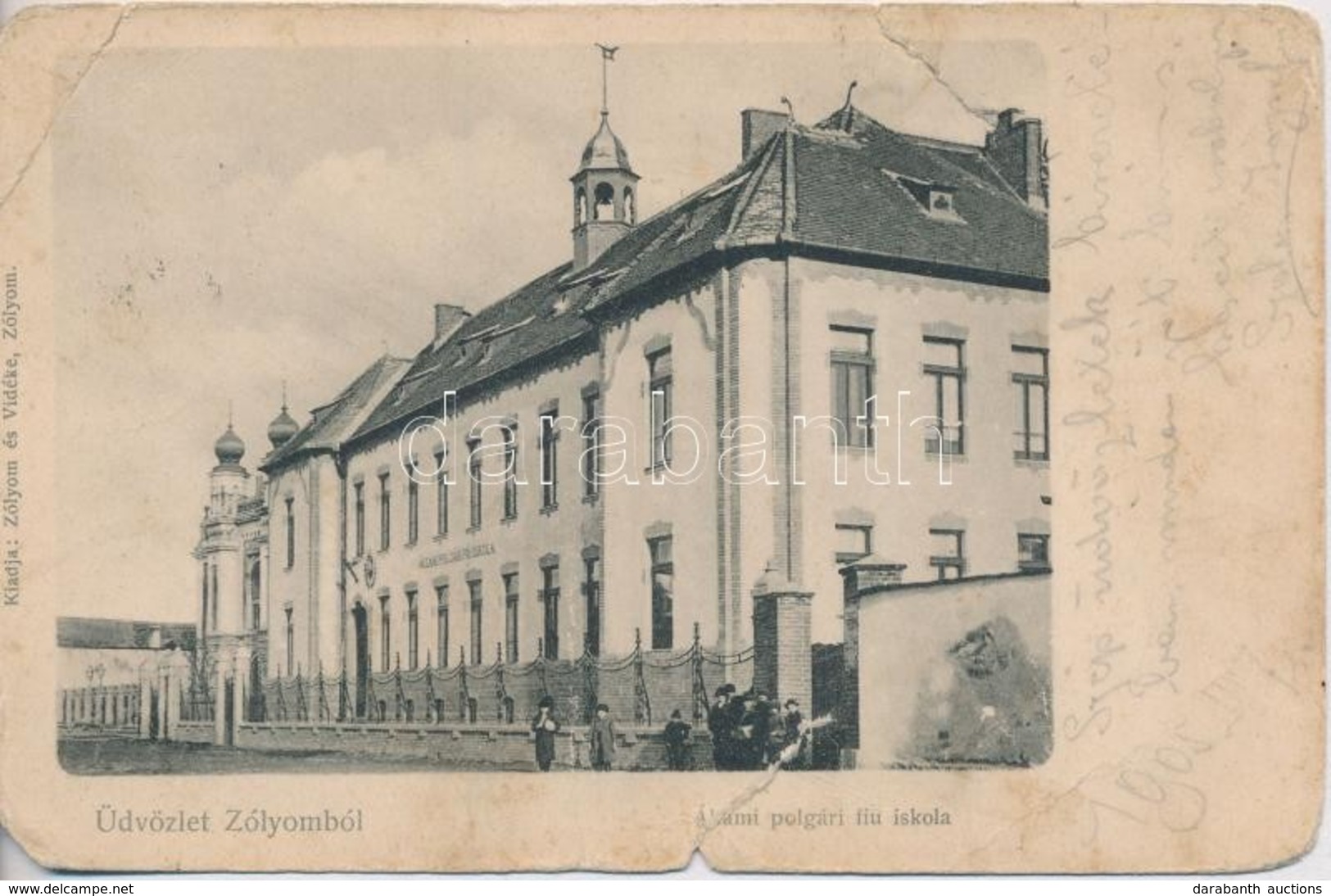 T4 1905 Zólyom, Zvolen; Állami Polgári Fiúiskola / Boy School (b) - Sin Clasificación