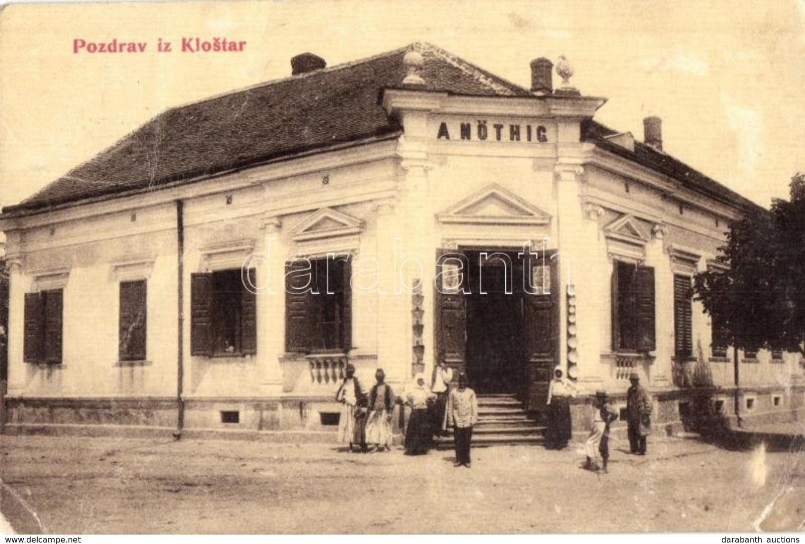 T3 Gorbonok, Klostar Podravski; A. Nöthig üzlete. W. L. 150. / Shop Front (fa) - Unclassified