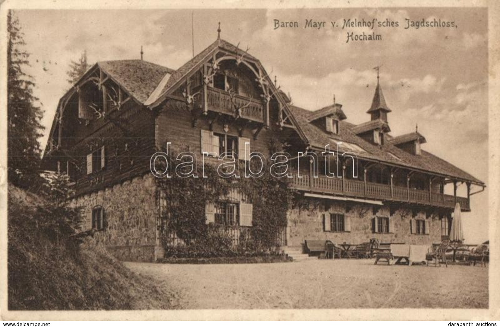 T2/T3 Hochalm, Baron Mayr V. Meinhof'sches Jagdschloss / Hunting Castle. - Ohne Zuordnung