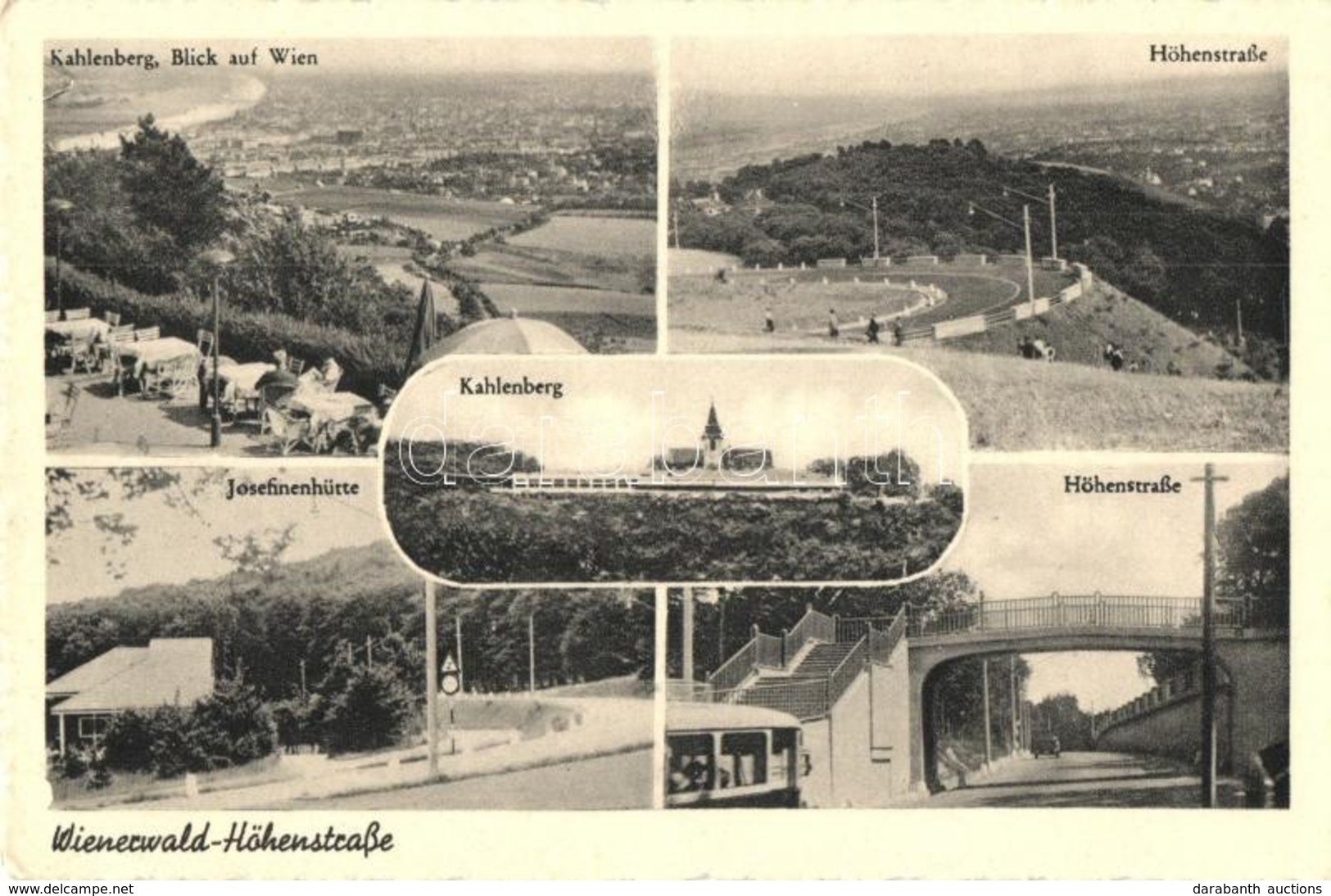 ** T2/T3 Vienna, Wien; Wienerwald Höhenstrasse, Kahlenberg, Josefinenhütte (EK) - Ohne Zuordnung