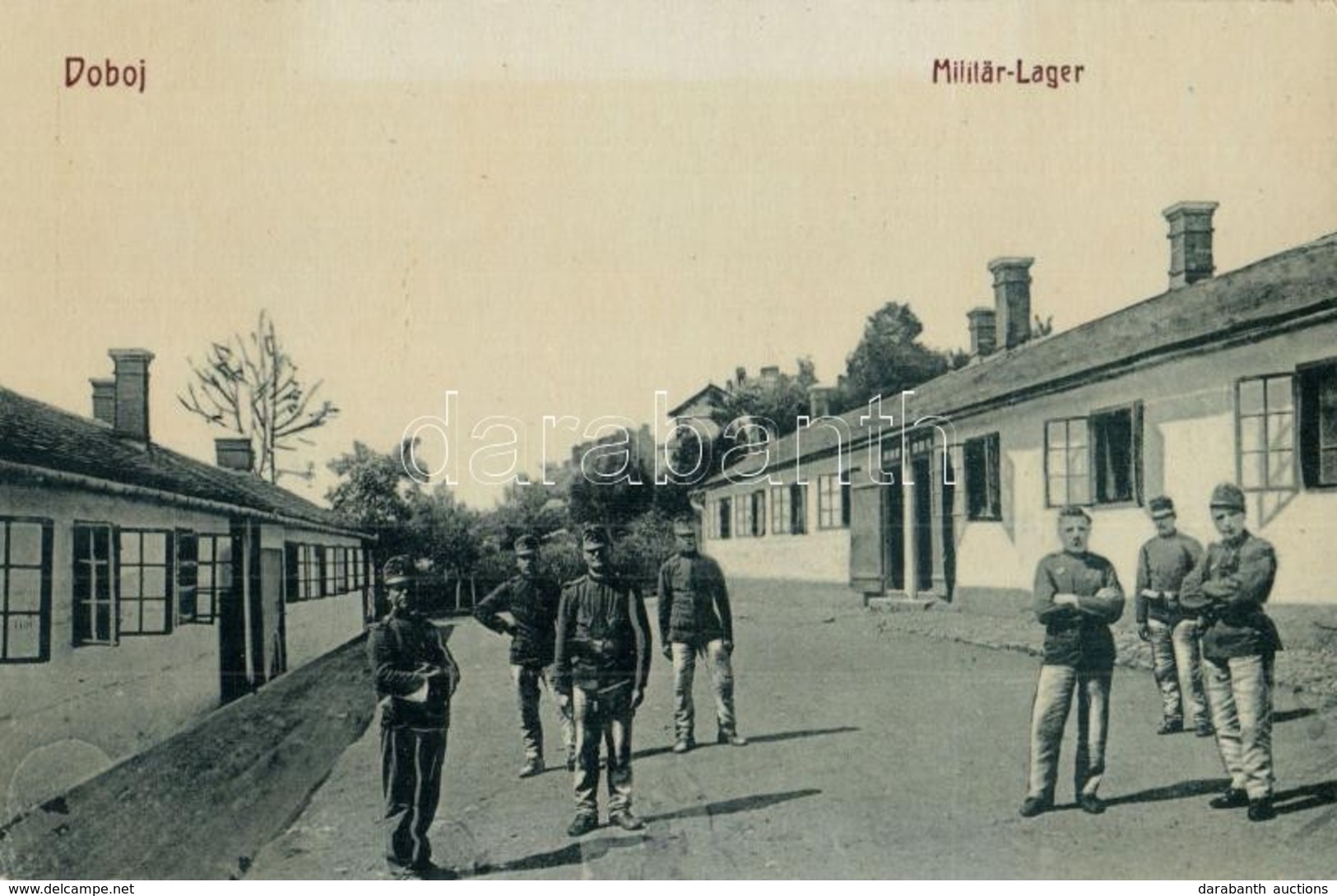 ** T2/T3 Doboj, Militär Lager / Military Barracks. W.L. Bp. 4912.  (EK) - Non Classificati