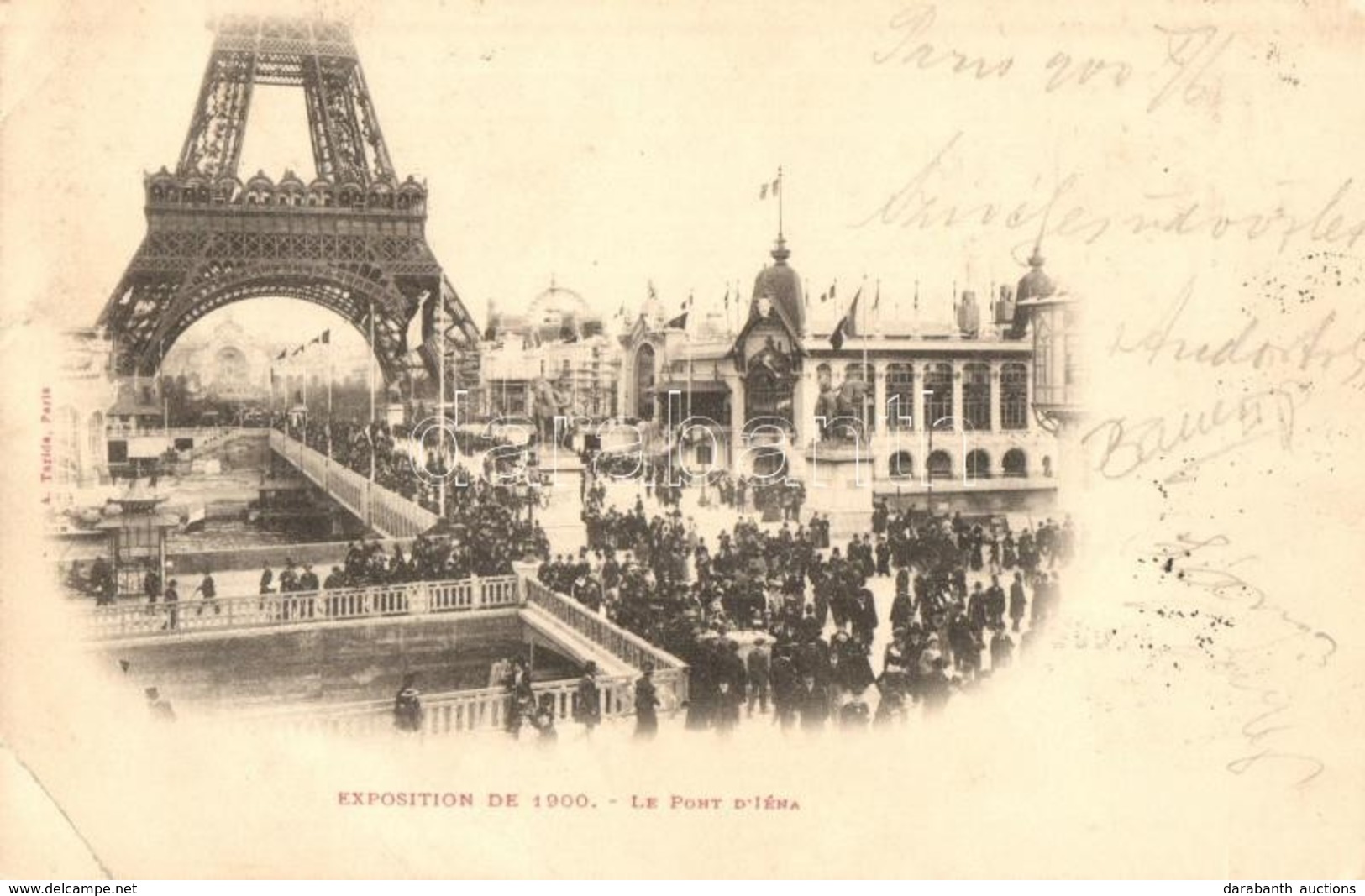 T2/T3 1900 Paris, Exposition Universelle, Le Pont D'Iena / Bridge (EK) - Non Classificati