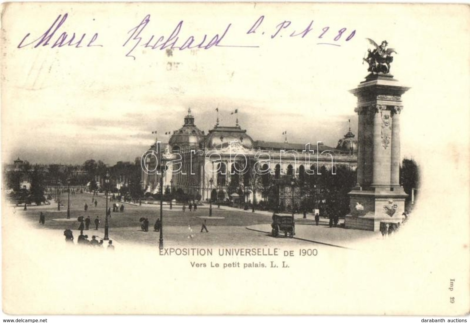 T2/T3 1900 Paris, Exposition Universelle, Vers Le Petit Palais / Palace - Sin Clasificación