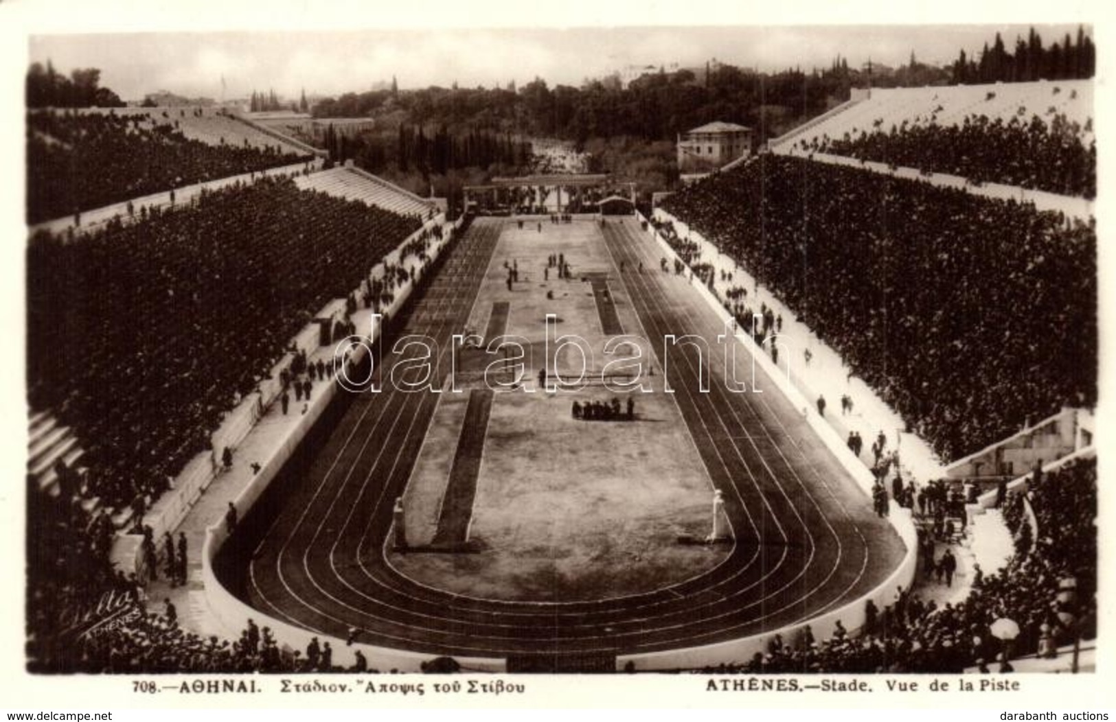 * T2/T3 Athens, Athenes; Stade, Vue De La Piste /  Stadium, Track Field, Course - Non Classificati