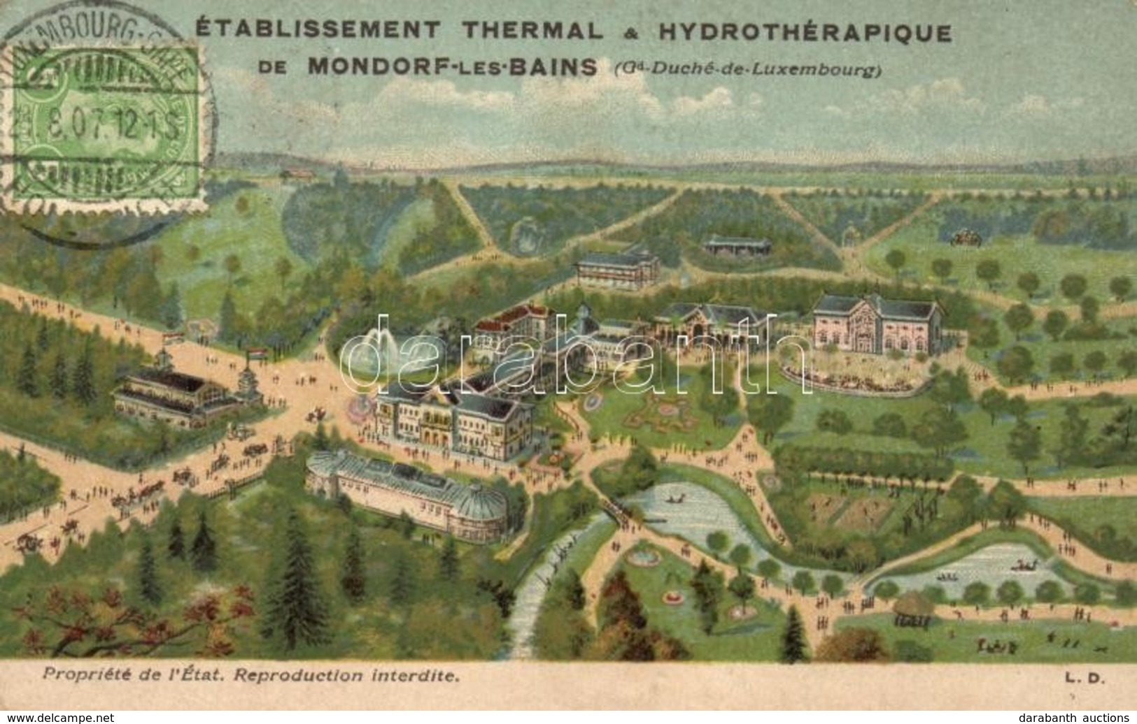 T2 Mondorf-les-Bains, Établissement Thermal / Spa Resort, Litho - Non Classificati