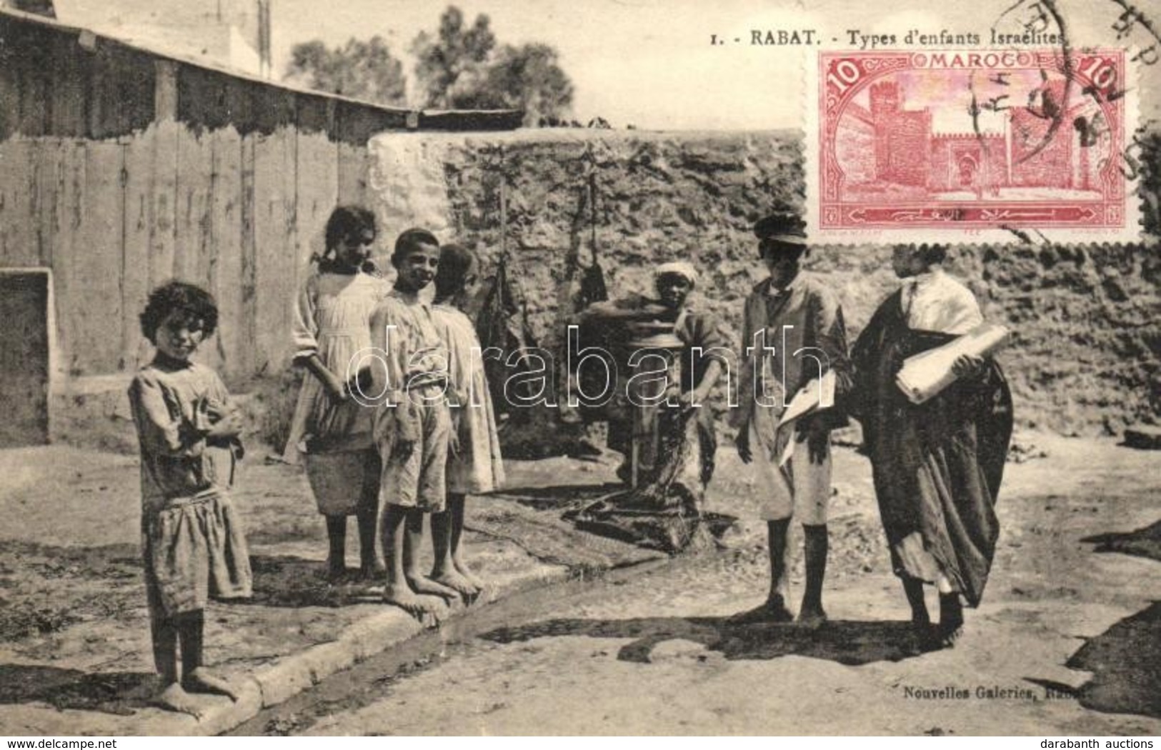 * T1/T2 Rabat, Types D'enfants Israelites / Jewish Children, Judaica - Sin Clasificación