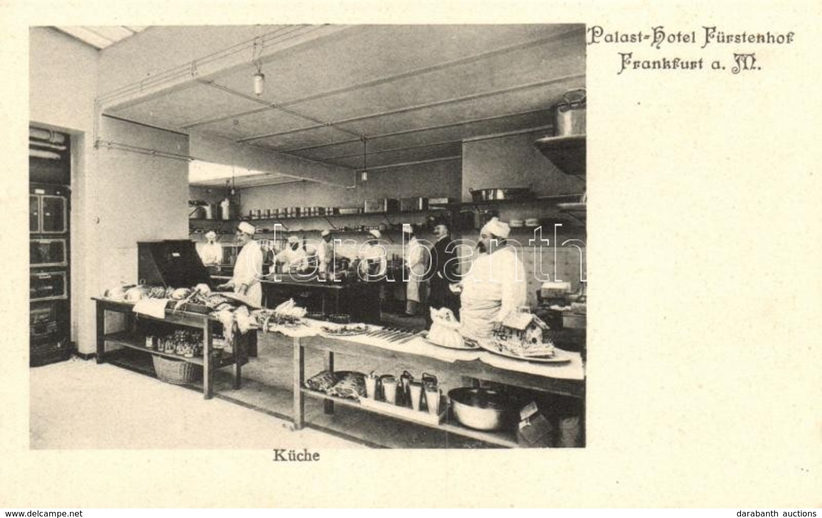 ** T1 Frankfurt Am Main, Palast Hotel Fürstenhof, Küche / Hotel's Kitchen Interior - Ohne Zuordnung