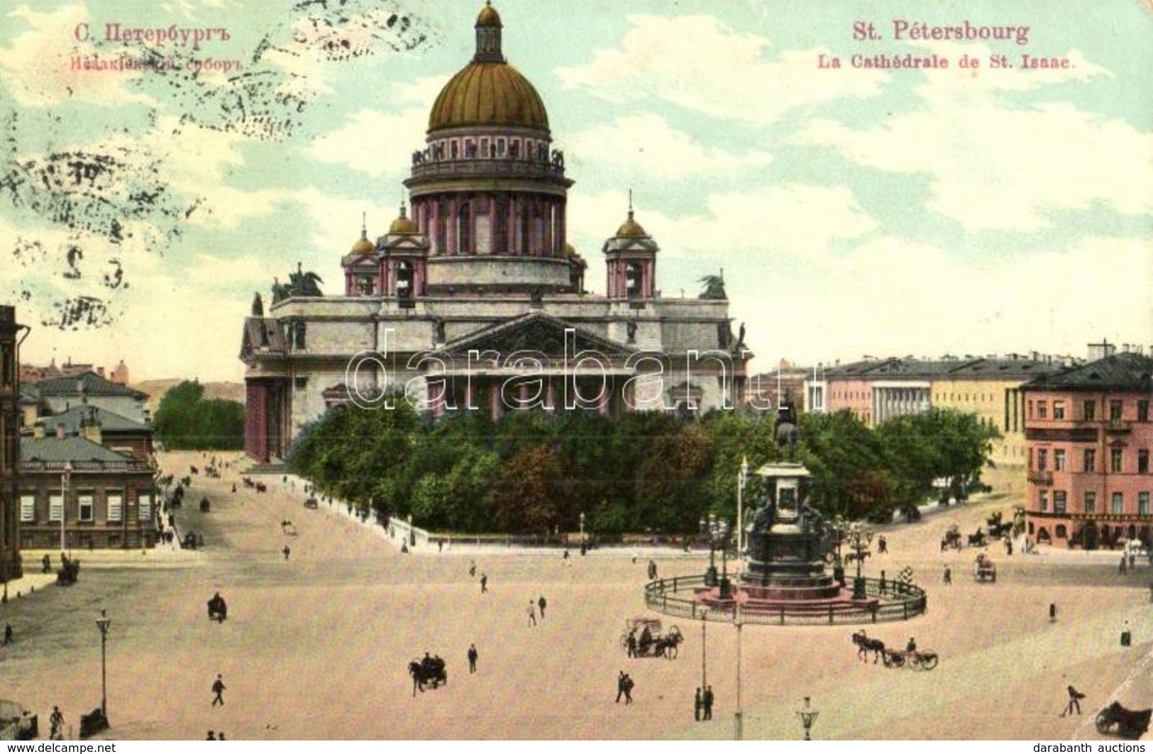T2/T3 Saint Petersburg, Sankt-Peterburg; La Cathédrale De St. Isaac / Isaakievskiy Sobor (Saint Isaac's Cathedral), Russ - Ohne Zuordnung
