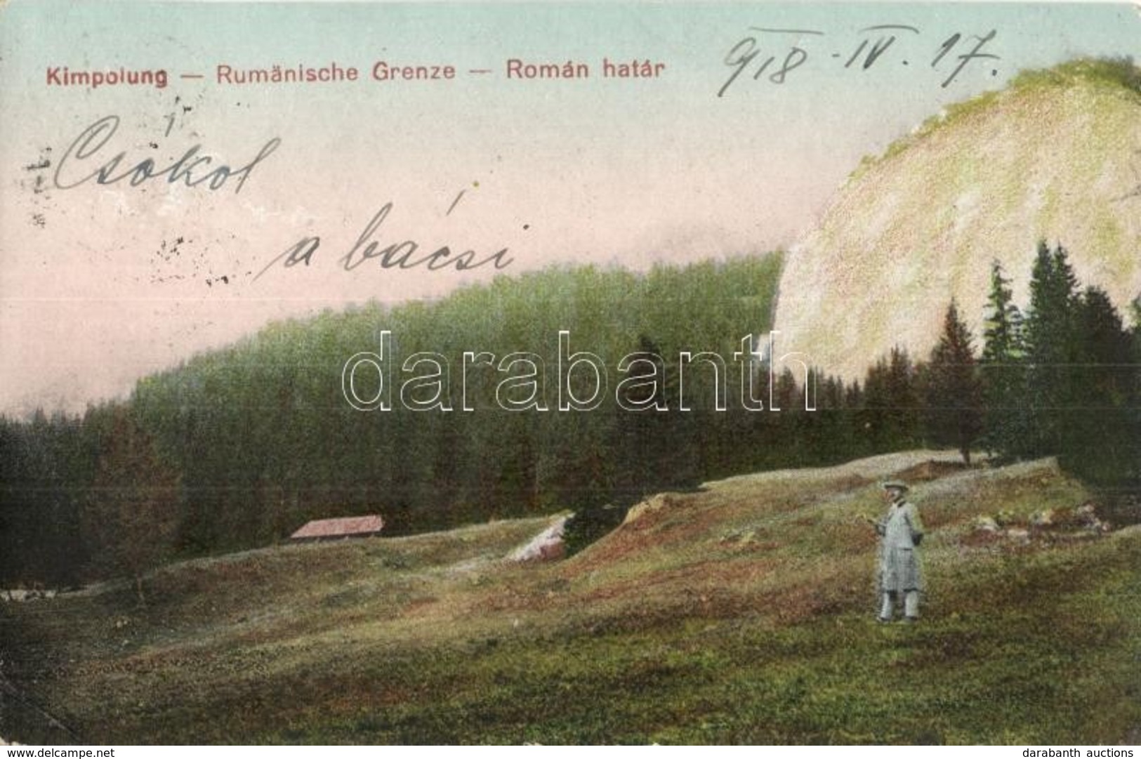 T2 1918 Campulung Moldovenesc, Moldvahosszúmező, Kimpolung (Bukovina, Bukowina); Román Határ / Romanian Border - Ohne Zuordnung