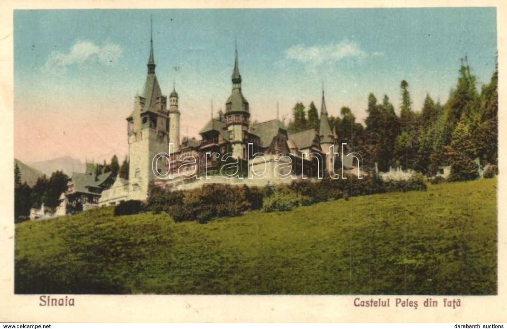 * T2/T3 Sinaia, Castelul Peles Din Fata / Castle (Rb) - Non Classificati