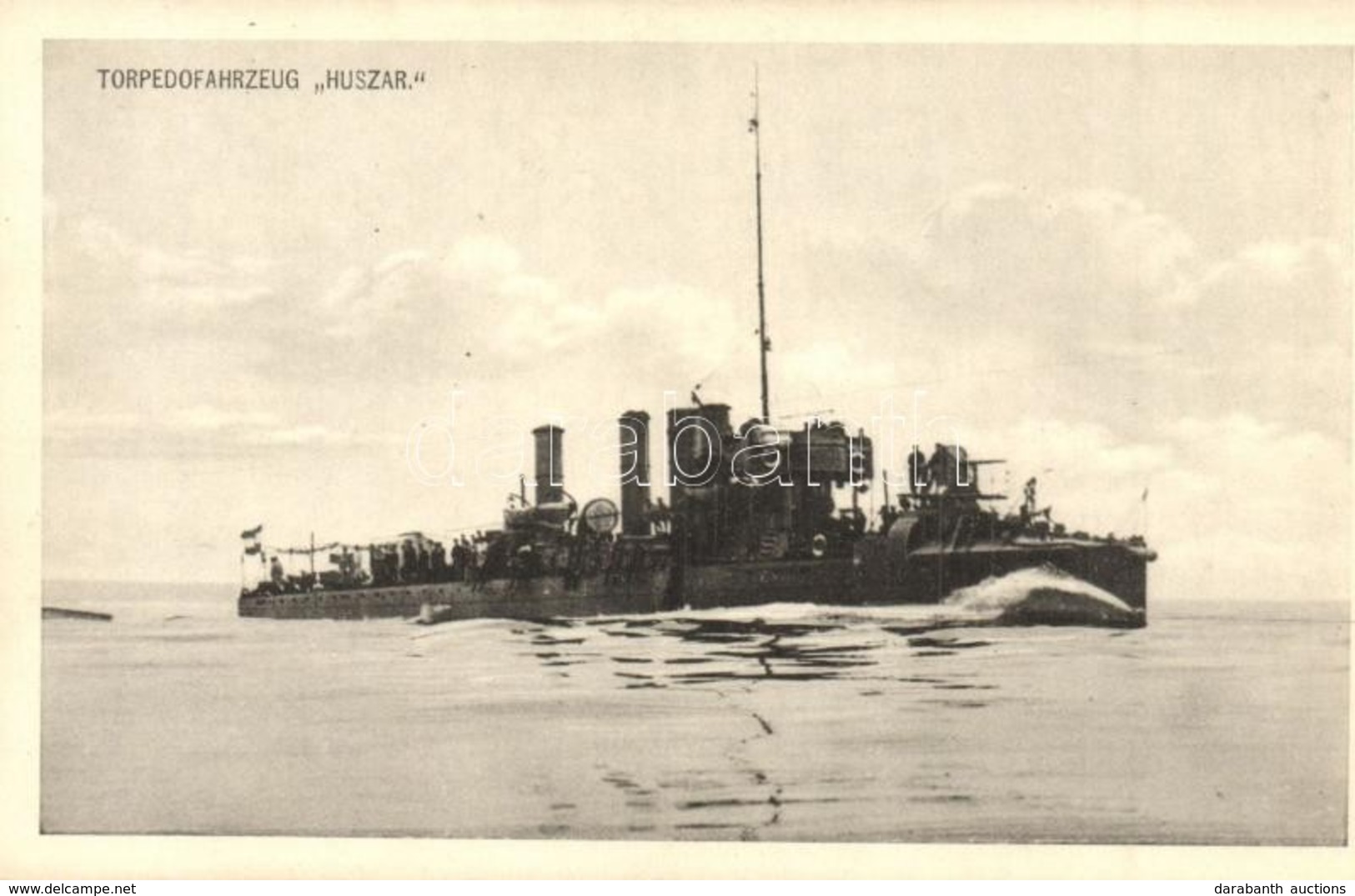 ** T2 SMS Huszár I Az Osztrák-Magyar Haditengerészet Első Rombolója (Zerstörer) / K.u.K. Kriegsmarine Torpedofahrzeug Hu - Sin Clasificación