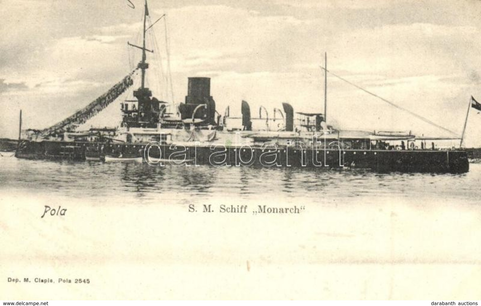 ** T1/T2 SMS Monarch, Az Osztrák-Magyar Monarchia Partvédő Csatahajója / SMS Monarch, Austro-Hungarian Navy Coastal Defe - Non Classificati