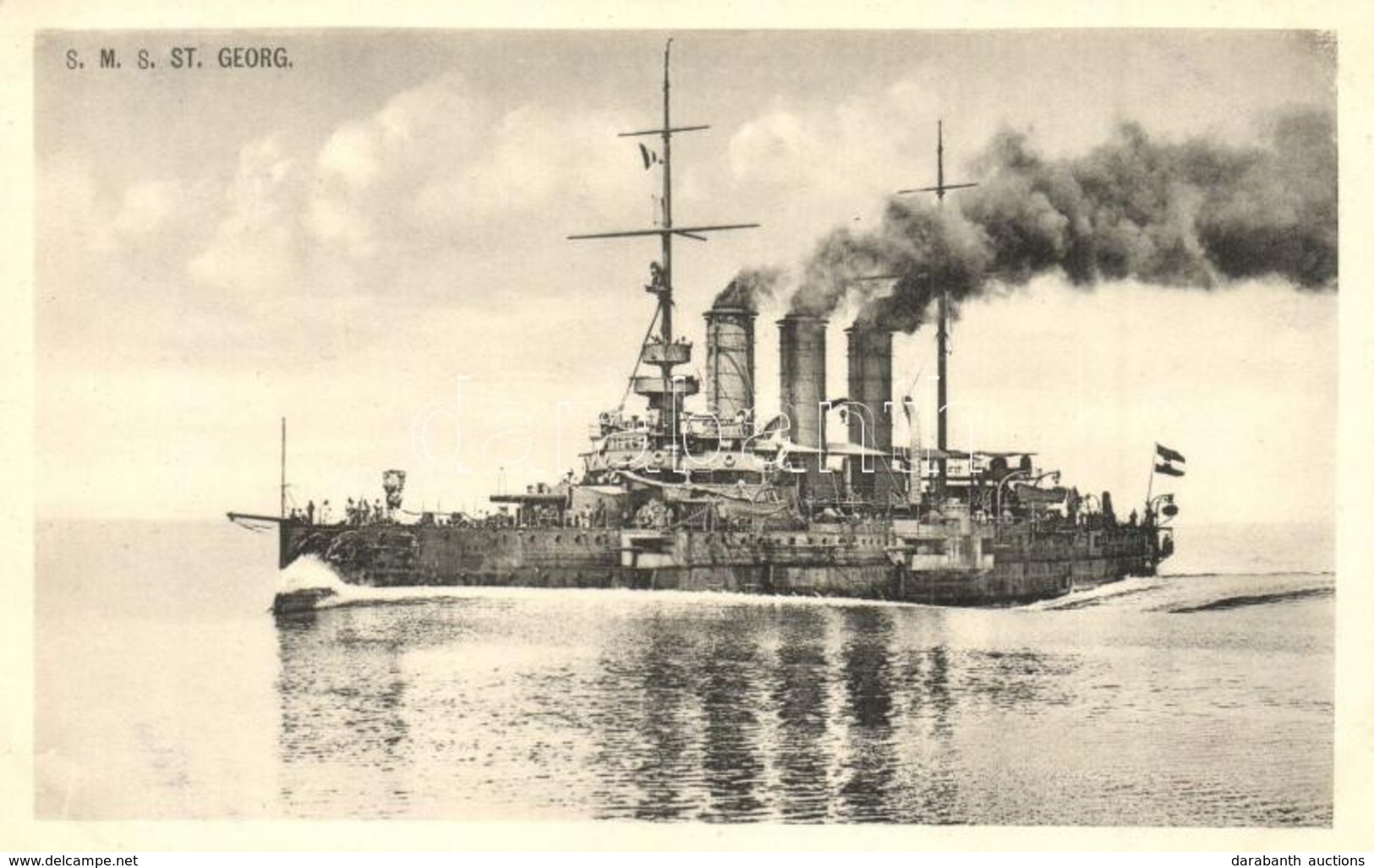 ** T1 SMS Sankt Georg, A K.u.K. Haditengerészet Páncélos Cirkálója / K.u.K. Kriegsmarine / Armored Cruiser Of The Austro - Sin Clasificación