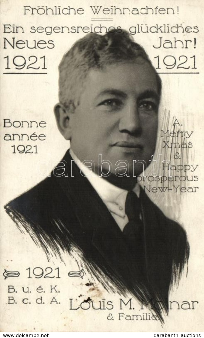 ** T1/T2 1927 New Year Greetings From Louis M. Molnar And His Family (fl) - Non Classificati