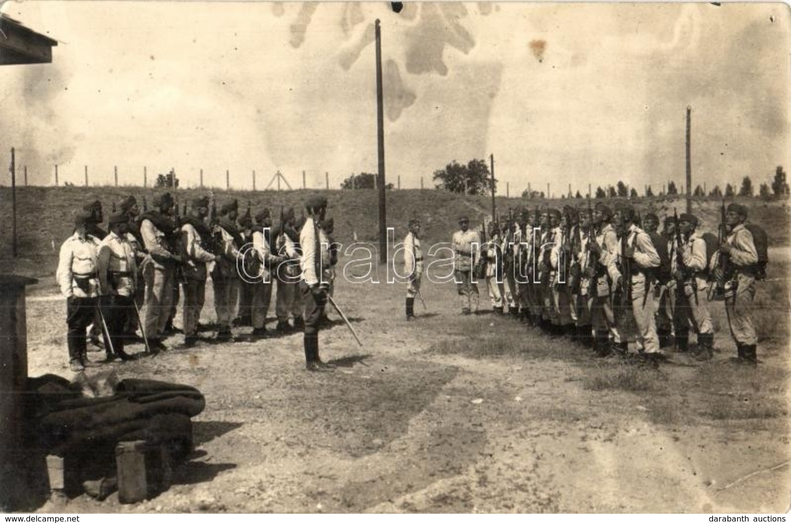 * T2 1931 Budapest XXI. Csepel, Magyar Katonák őrségváltása / Hungarian Soldiers Guard Mount, Photo - Sin Clasificación