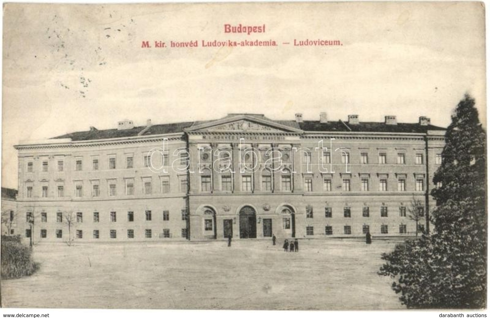 T2 1914 Budapest VIII. M. Kir. Honvéd Ludovika Akadémia / Ludoviceum / Hungarian Military Academy - Non Classificati