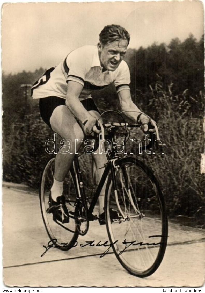 T2/T3 Gustav-Adolf Schur (SC Wissenschaft DHfK Leipzig). Kandidaten Für Die Olympischen Sommerspiele / German Cyclist, C - Sin Clasificación