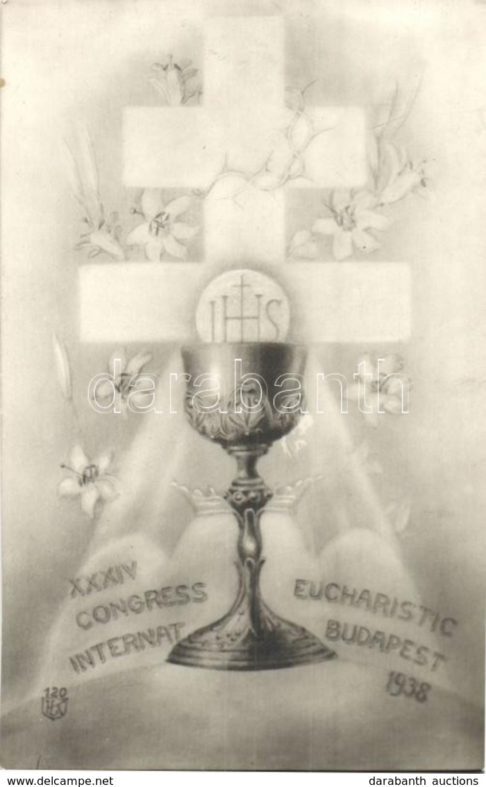 ** T2 1938 Budapest, XXXIV. Nemzetközi Eucharisztikus Kongresszus Ritka Emléklapja / 34th International Eucharistic Cong - Non Classificati