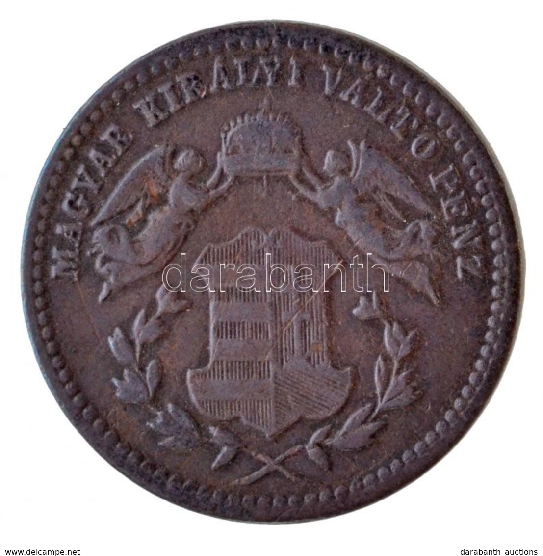 1872KB 1kr Cu 'Angyalos Címer / Magyar Királyi Váltópénz' T:2
Adamo M4.1 - Ohne Zuordnung