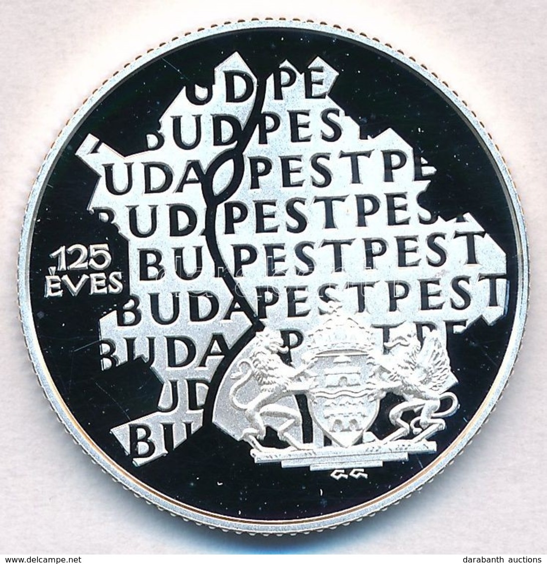 1998. 750Ft Ag 'Budapest 125 éves' T:PP 
Adamo EM149 - Non Classificati