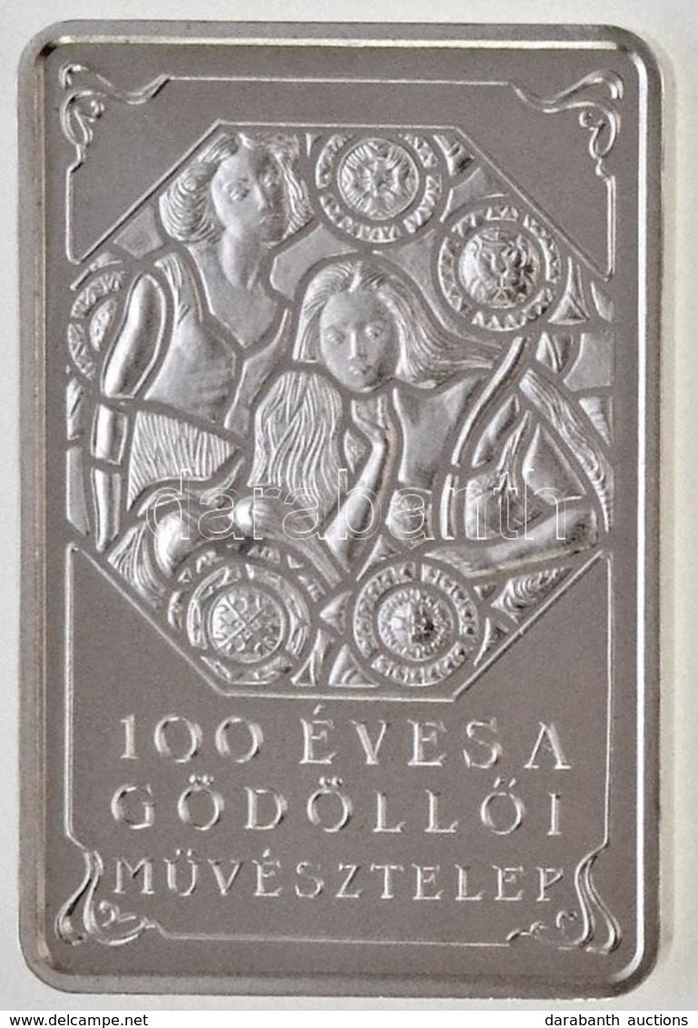 2001. 4000Ft Ag '100 éves A Gödöllői Művésztelep' MNB  Dísztokban, Tanúsítvánnyal T:PP - Sin Clasificación