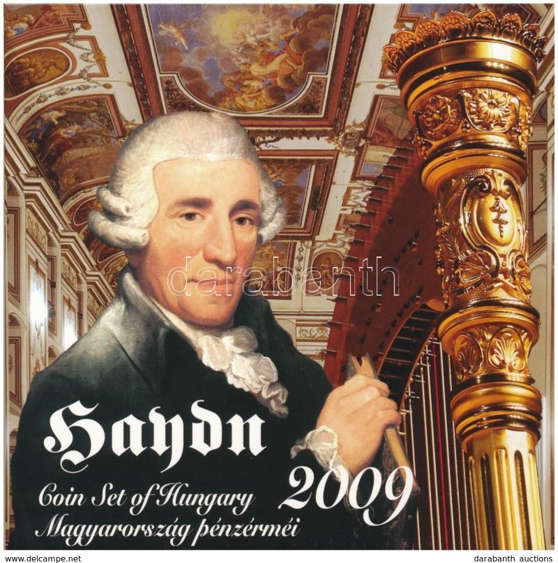 2009. 5Ft-200Ft 'Haydn' (7xklf) Forgalmi érme Sor, Benne 'Joseph Haydn' Ag Emlékérem (12g/0.999/29mm) T:BU Adamo FO43.3 - Non Classificati