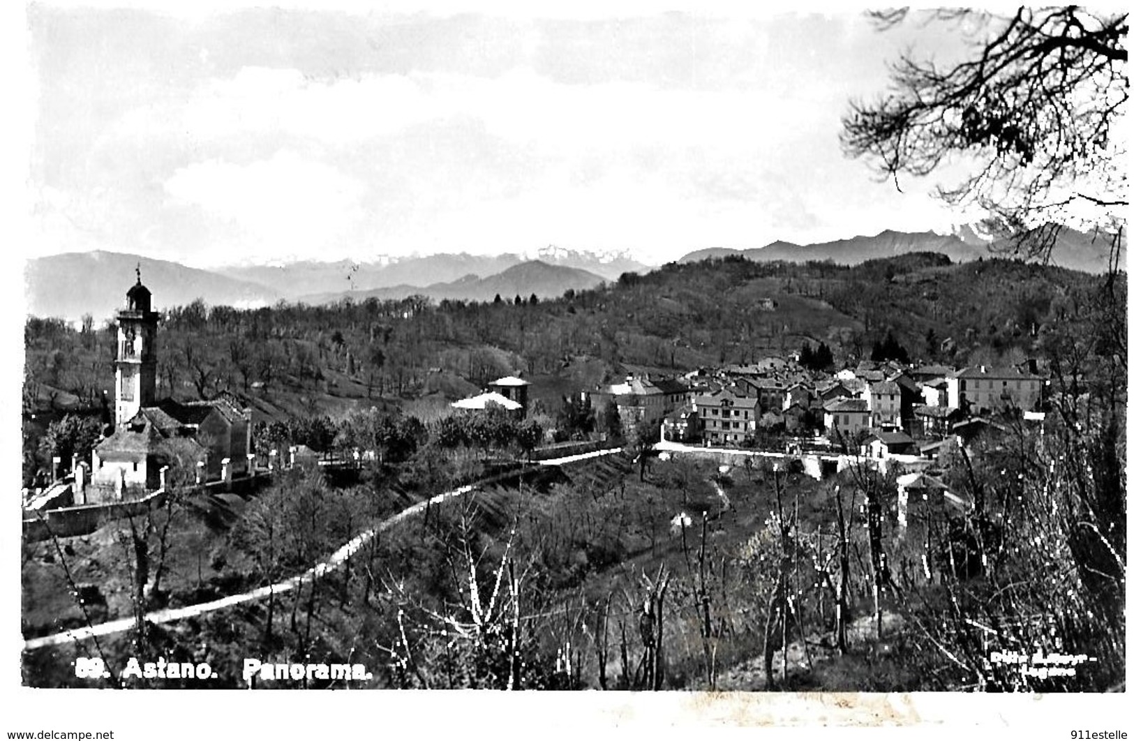 Suisse   ASTANO  -  PANORAMA - Astano