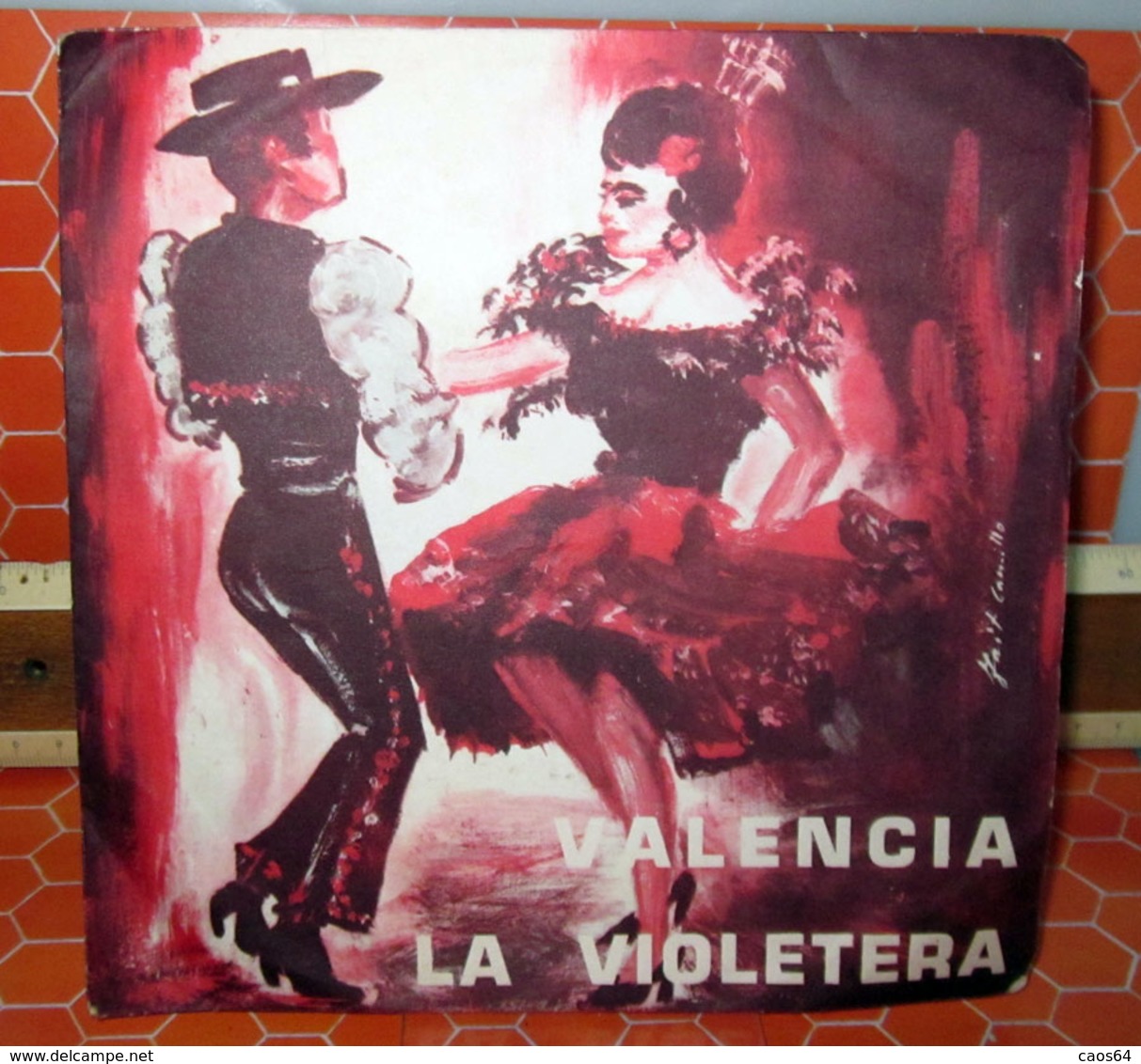 VALENCIA LA VIOLETERA   COVER NO VINYL 45 GIRI - 7" - Accessoires, Pochettes & Cartons