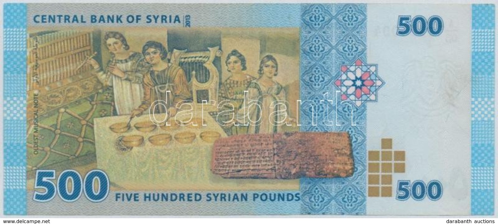 Szíria 2013. 500Ł T:I
Syria 2013. 500 Pounds C:UNC - Non Classificati
