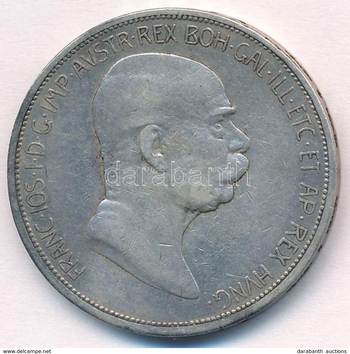 Ausztria 1908. 5K Ag 'Ferenc József - Jubileum' T:2-,3 Patina
Austria 1908. 5 Corona Ag 'Franz Joseph - Jubilee' C:VF,F  - Sin Clasificación