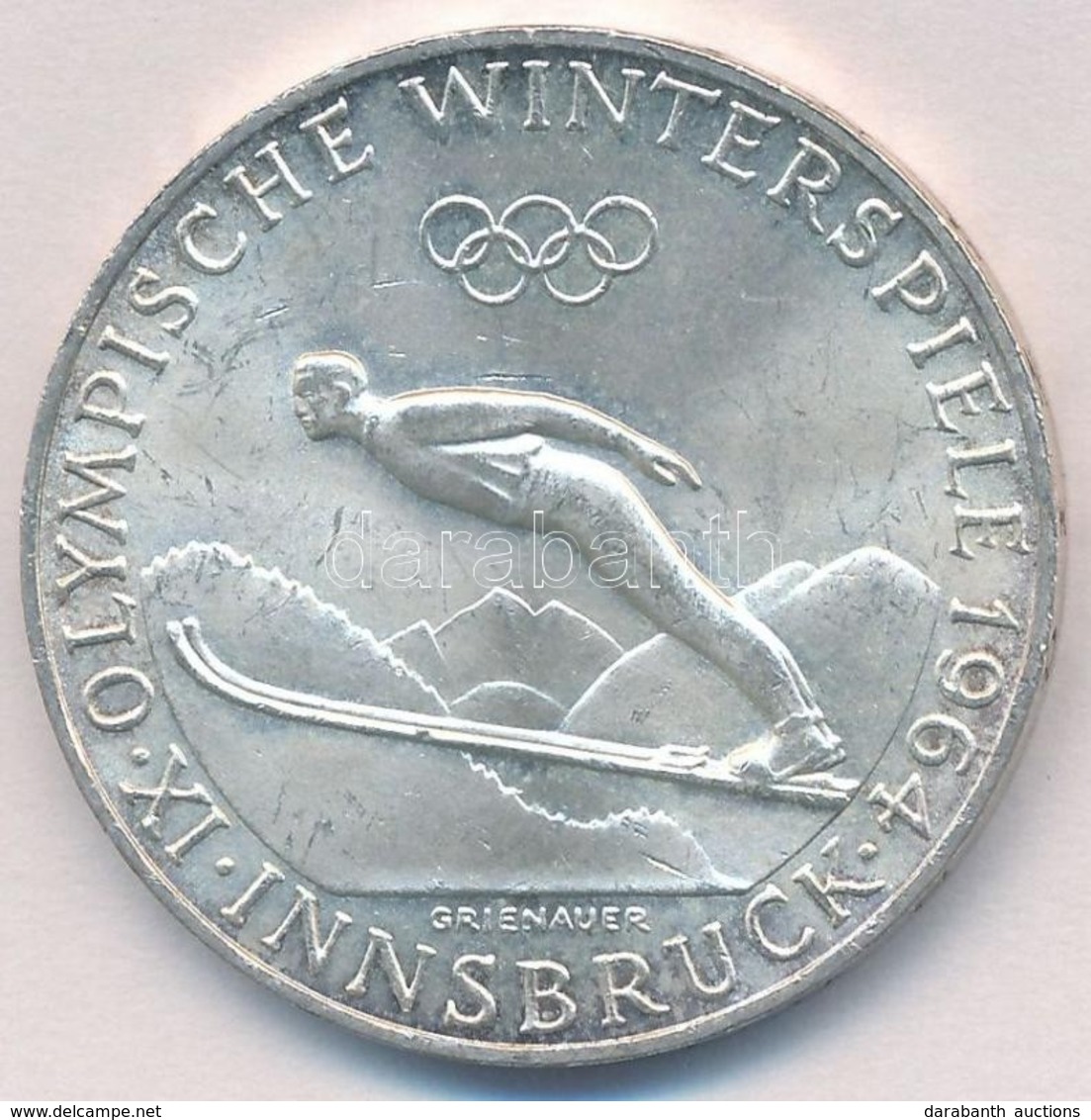 Ausztria 1964. 50Sch Ag 'IX. Téli Olimpia Innsbruck' T:1-,2 
Austria 1964. 50 Schilling Ag 'Winter Olympics Insbruck' C: - Sin Clasificación