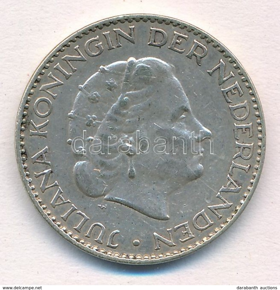 Hollandia 1957. 1G Ag 'I. Julianna' T:2 
Netherlands 1957. 1 Gulden Ag 'Juliana' C:XF - Sin Clasificación