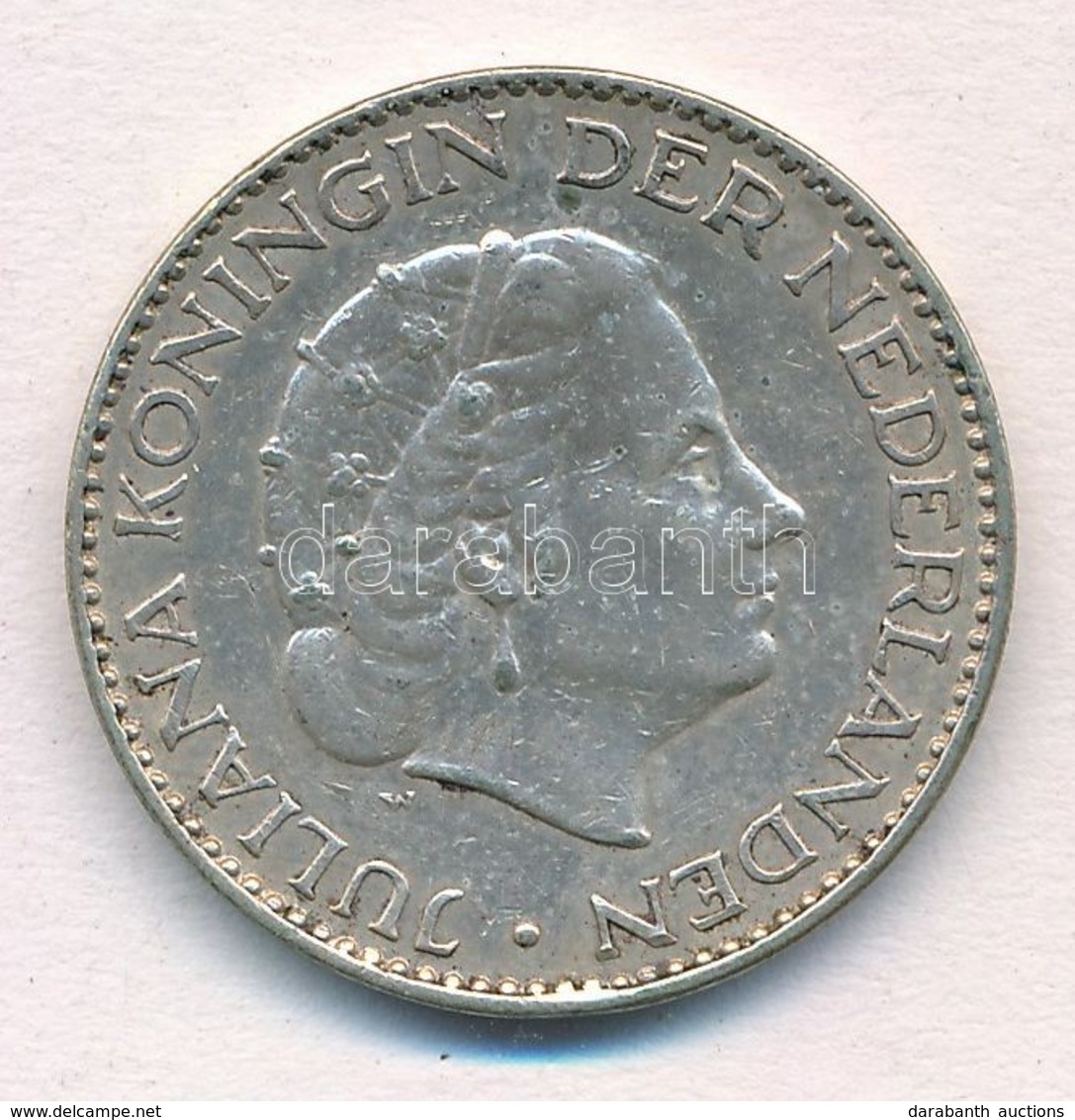 Hollandia 1957. 1G Ag 'I. Julianna' T:2 
Netherlands 1957. 1 Gulden Ag 'Juliana' C:XF - Ohne Zuordnung