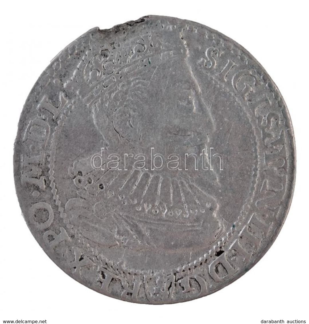 Lengyel Királyság 1596. 6Gr Ag 'III. Zsigmond' (4,52g) T:2- Ki.
 Poland 1596. 6 Grossus Ag 'Sigismund III' (4,52g) C:VF  - Ohne Zuordnung