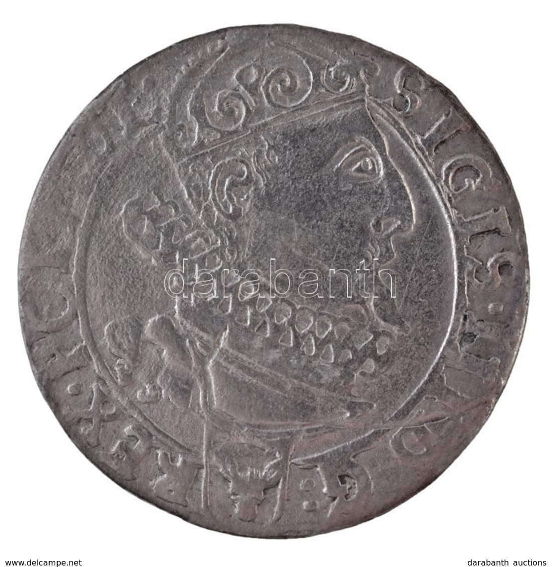 Lengyel Királyság 1626. 6Gr Ag 'III. Zsigmond' Krakkó (3,46g) T:2,2- Patina
Poland 1626. 6 Grossus Ag 'Sigismund III' Kr - Sin Clasificación
