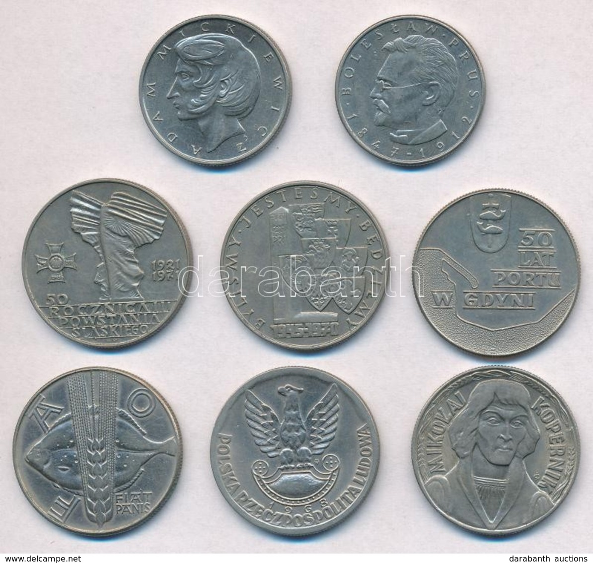 Lengyelország 1968-1977. 10Zl Cu-Ni (8xklf) Forgalmi Emlékkiadás T:1-,2
Poland 1968-1977. 10 Zlotych Cu-Ni (8xdiff) Comm - Ohne Zuordnung