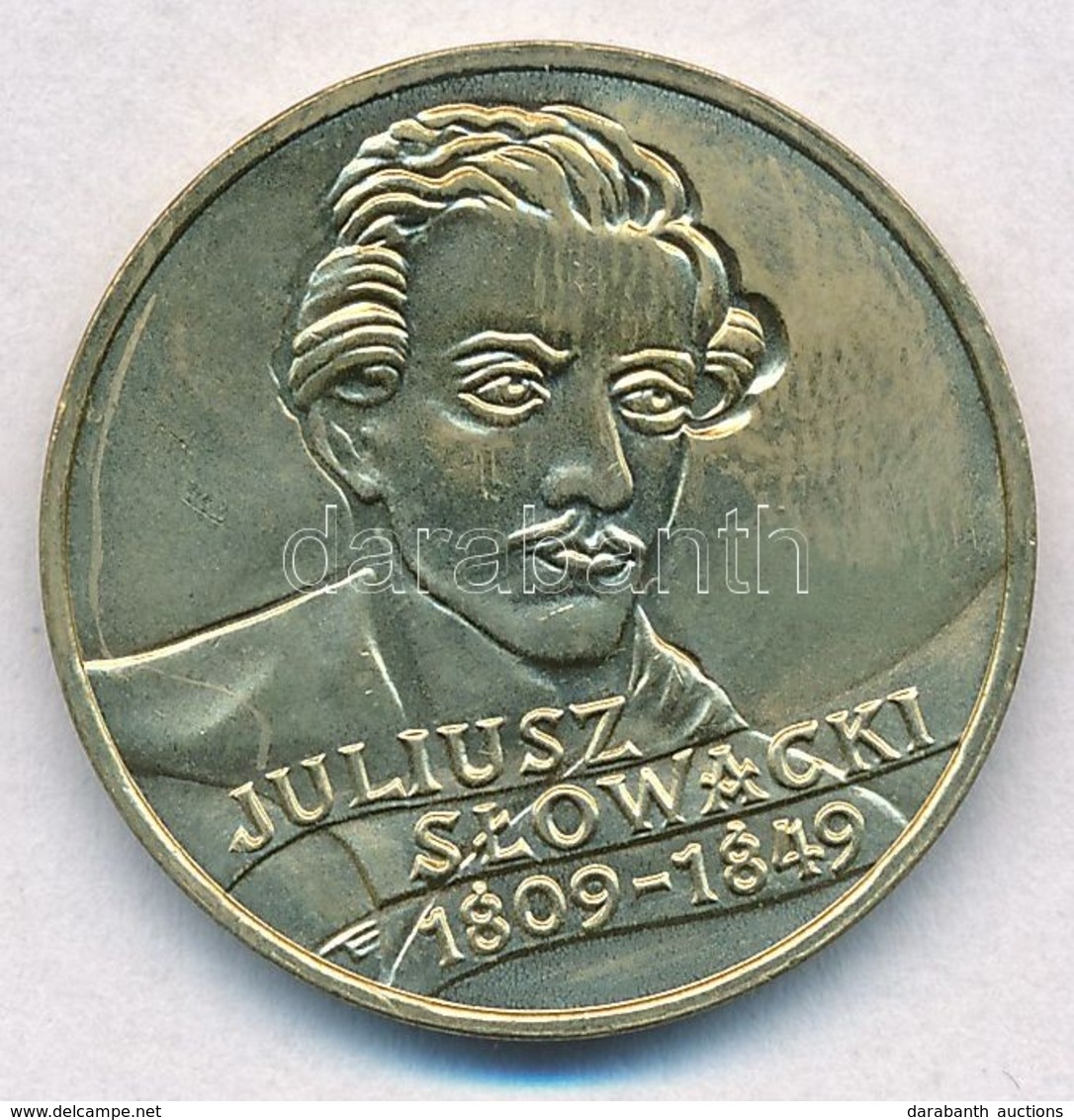 Lengyelország 1999. 2Zl Cu-Zn-Sn 'Juliusz Slosacki' T:1
Poland 1999. 2 Zlote Cu-Zn-Sn 'Julius Slosacki' C:UNC
Krause Y#3 - Sin Clasificación