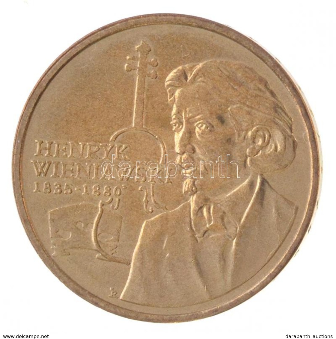 Lengyelország 2001. 2Zl Sárgaréz 'Henryk Wieniawski' T:1,1-
Poland 2001. 2 Zlote Brass 'Henyrk Wienisawski' C:UNC,AU 
Kr - Sin Clasificación