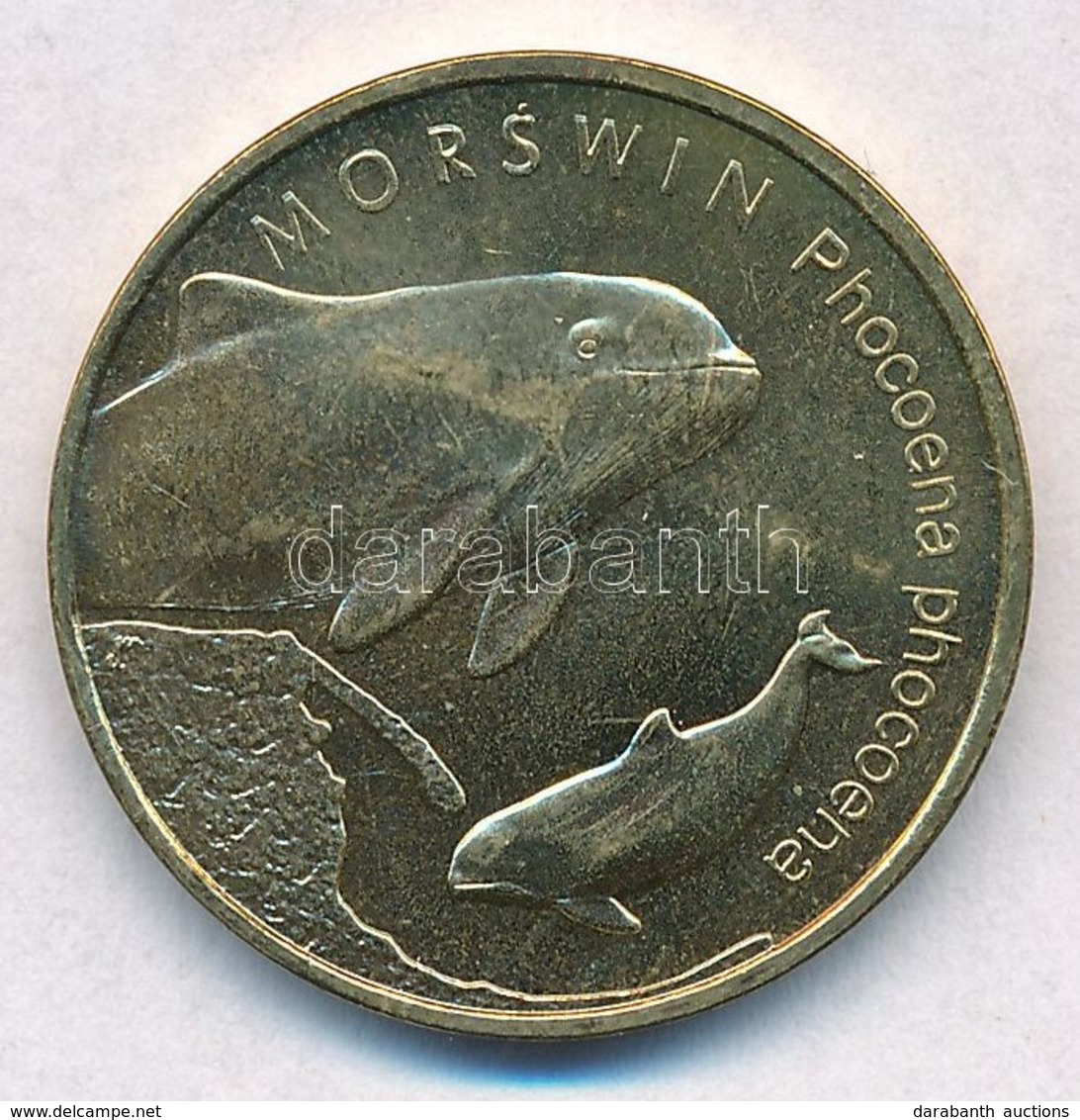 Lengyelország 2004. 2Zl Sárgaréz 'Barna Delfin' T:1 
Poland 2004. 2 Zlotych Brass 'Harbor Porpoise' C:UNC 
Krause Y#464 - Sin Clasificación