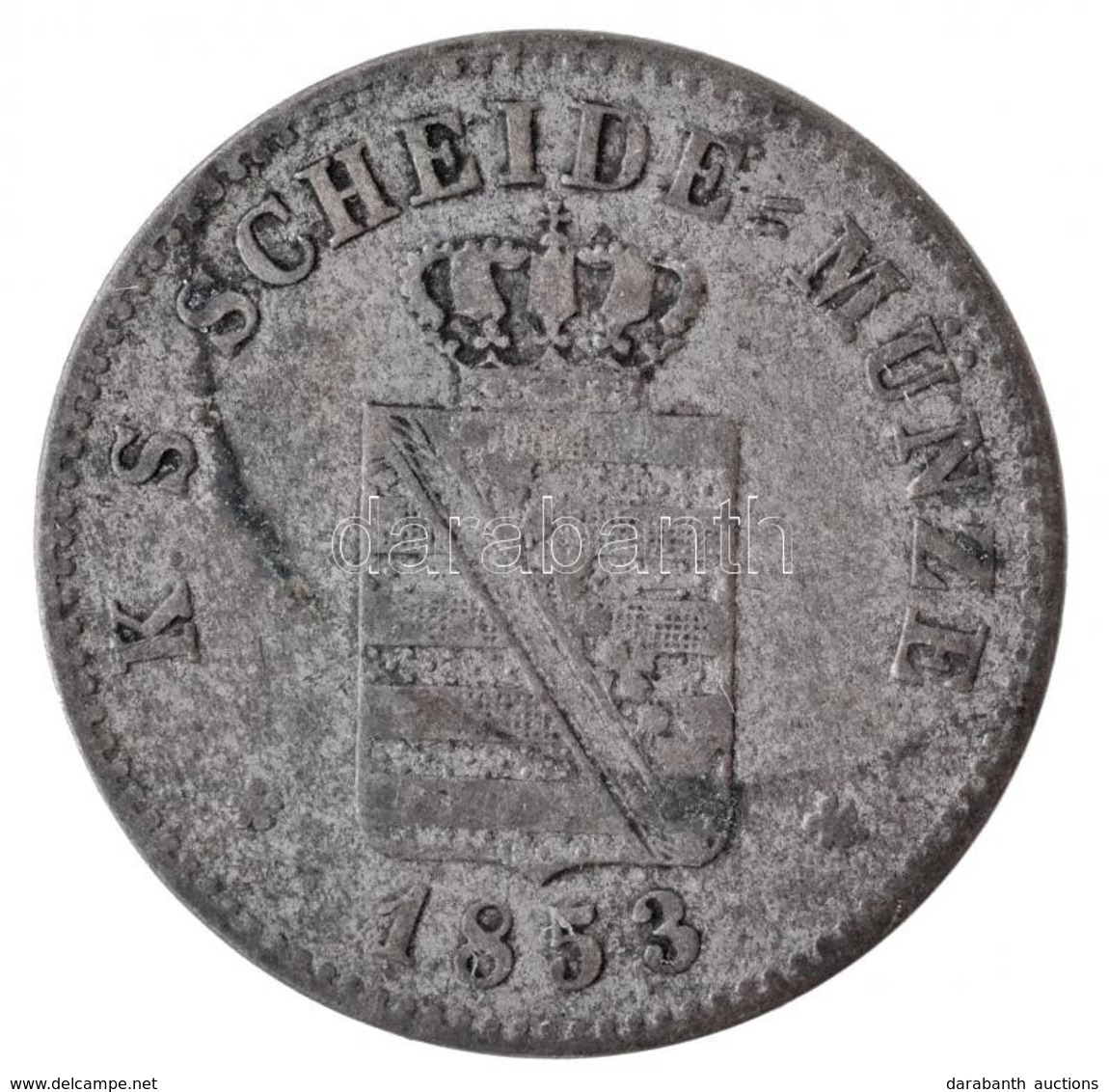 Német Államok / Szászország-Albertine 1853F 2gr (20pf) Ag 'II. Frigyes Ágost' (2,92g) T:2,2-
German States / Saxony-Albe - Ohne Zuordnung