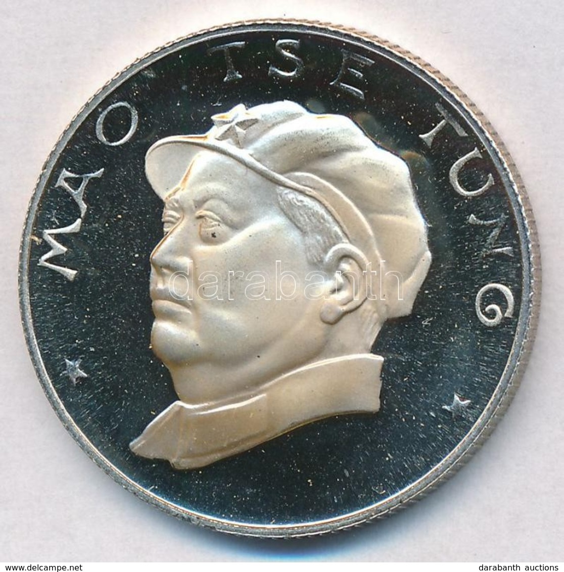 DN 'Mao Tse Tung' Ezüstözött Fém Emlékérem (35mm) T:1 (eredetileg PP?)
ND 'Mao Tse Tung' Silvered Metal Commemorartive M - Sin Clasificación