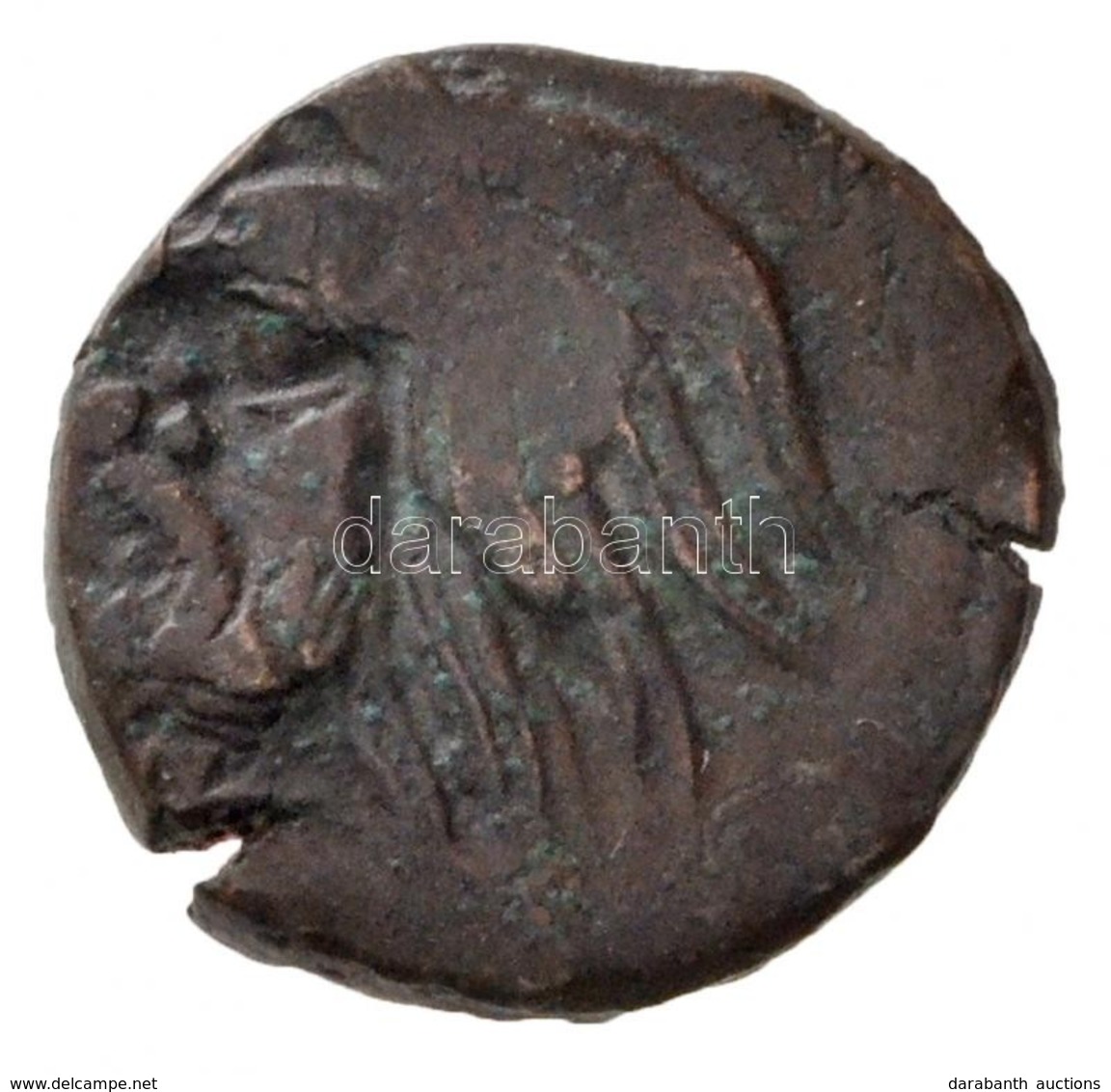 Tauriké / Pantikapaion Kr. E. IV. Század AE17 (4,51g) T:2- Rep. / 
Taurica / Panticapaeum 4th Century BC AE17 'Head Of P - Non Classificati