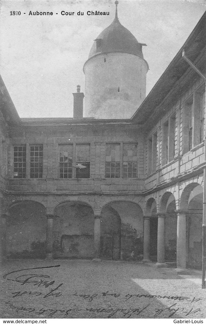 Aubonne - Cour Du Château - 1909 - Aubonne