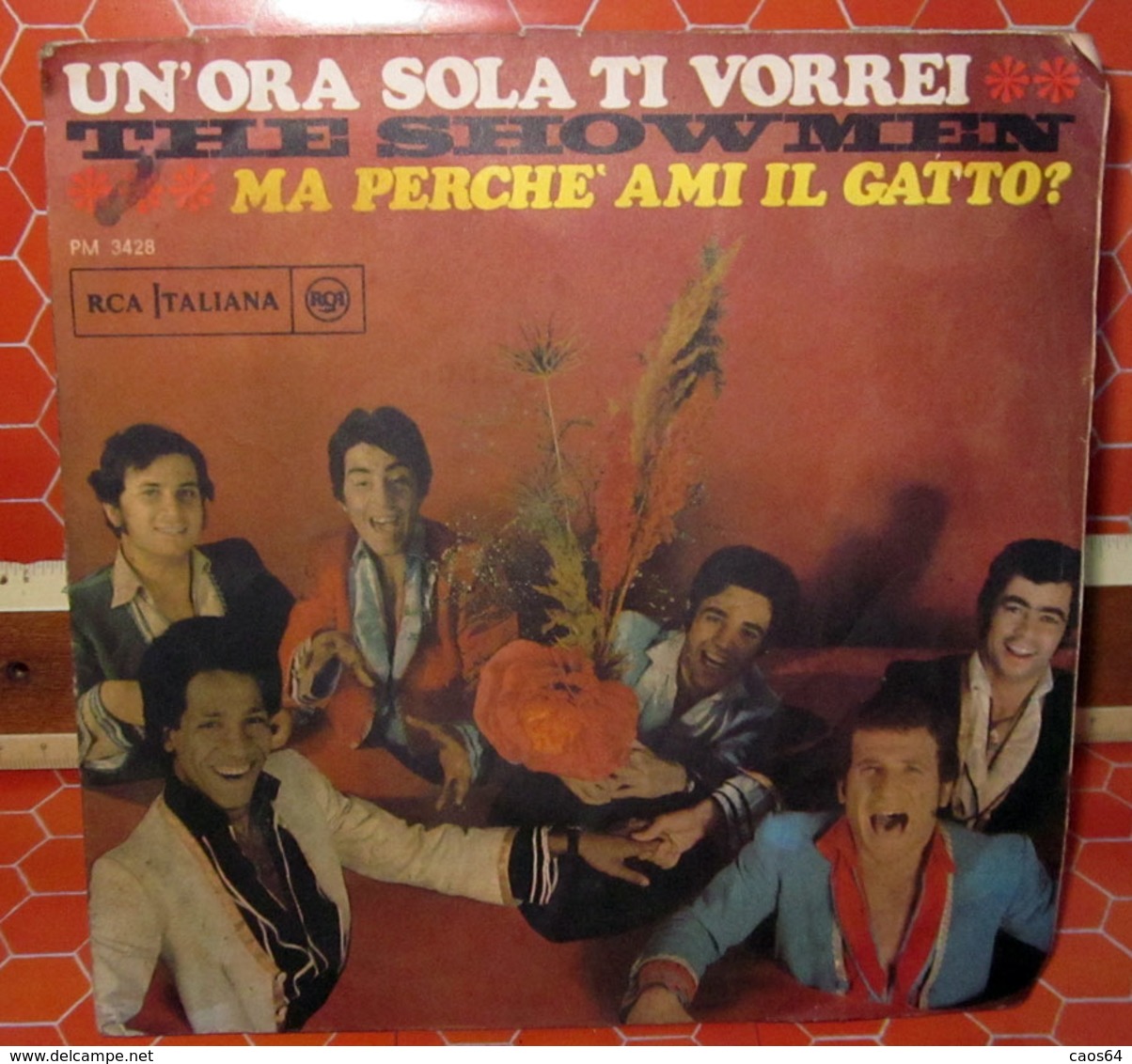 THE SHOWMEN UN'ORA SOLA TI VORREI  COVER NO VINYL 45 GIRI - 7" - Accessori & Bustine