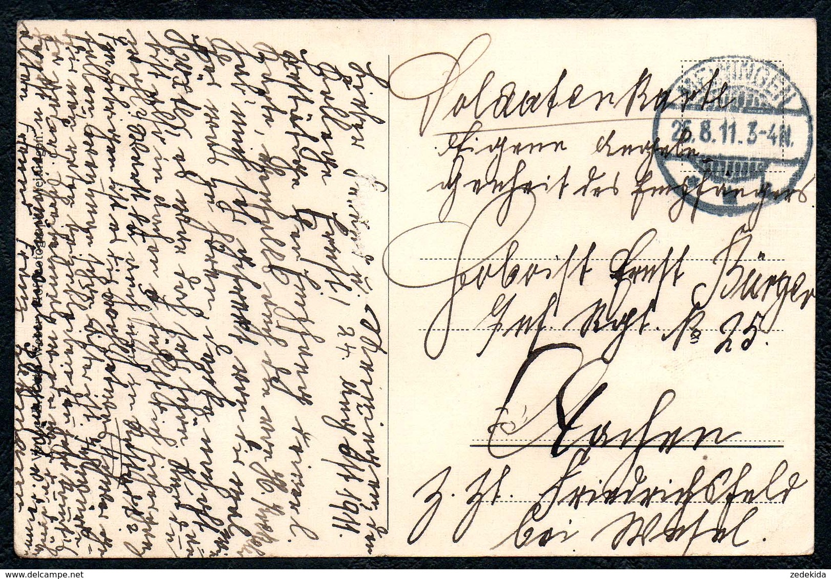 B7540 - Meiningen - Gesamtansicht - Feldpost 1. WK WW - Meiningen