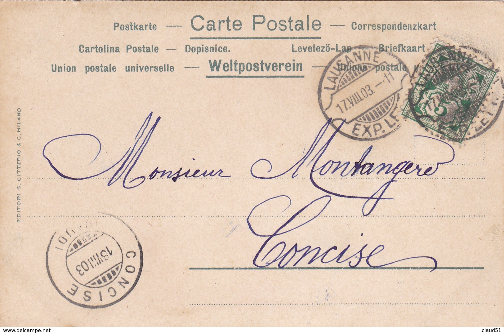 Pape S.S PIO X. (carte Précurseur De 1903) - Papi